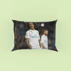 Confident Soccer Player Marcelo Vieira Pillow Case