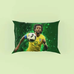 Encouraging Football Player Marcelo Vieira Pillow Case