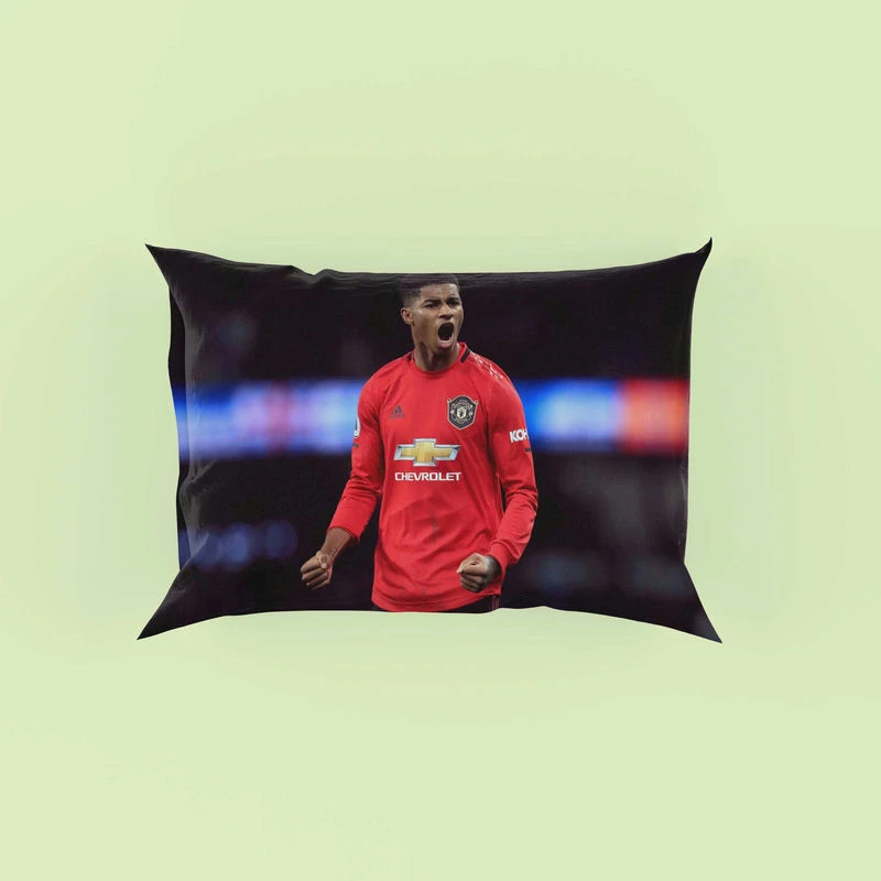 Marcus Rashford Sportive Football Player Pillow Case