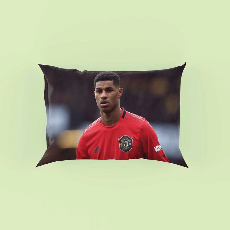 Marcus Rashford Premier League Soccer Player Pillow Case