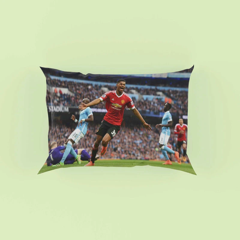 Ethical Football Player Marcus Rashford Pillow Case