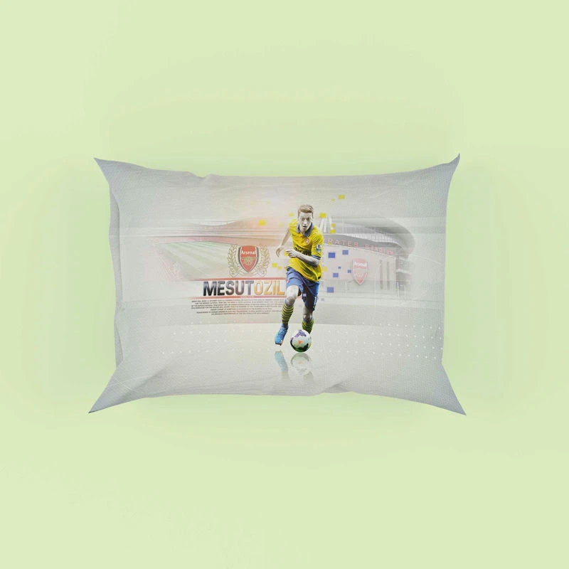 Mesut Ozil Celebrated Arsenal Football Player Pillow Case