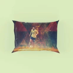 Mesut Ozil Enthusiastic FA Cup Sports Player Pillow Case