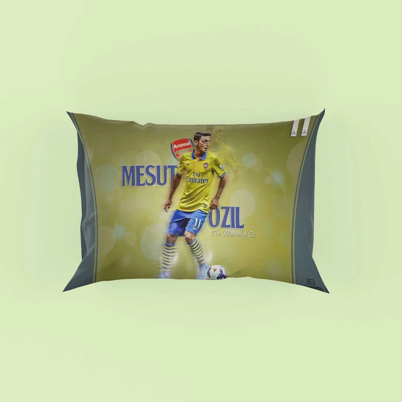 UEFA Champions League Arsenal Player Mesut Ozil Pillow Case