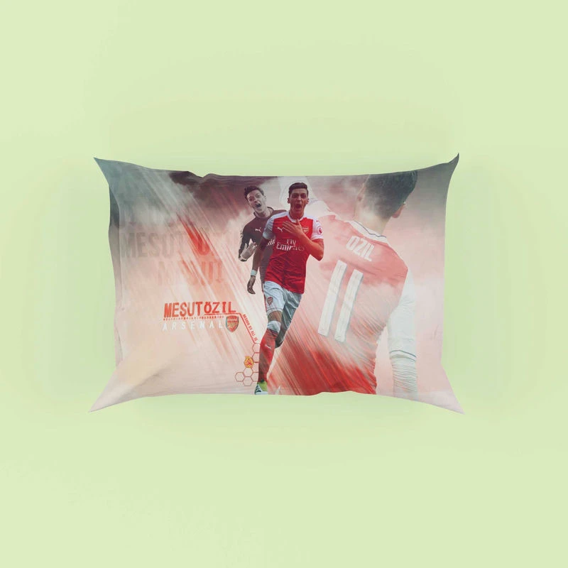 Mesut Ozil Focused Football Player Pillow Case