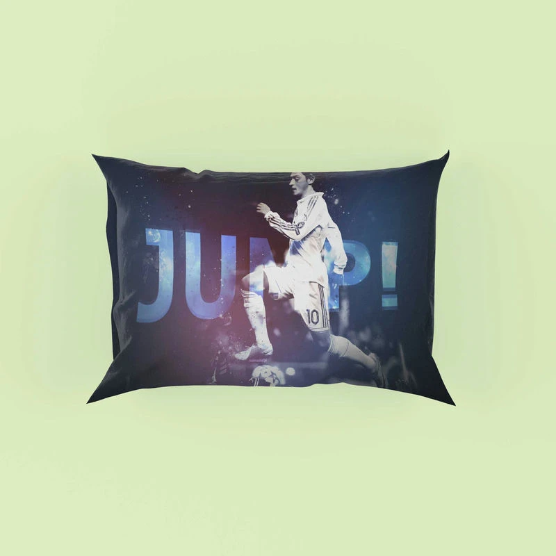 Graceful European Football Player Mesut Ozil Pillow Case