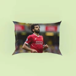 Professional Football Player Mohamed Salah Pillow Case