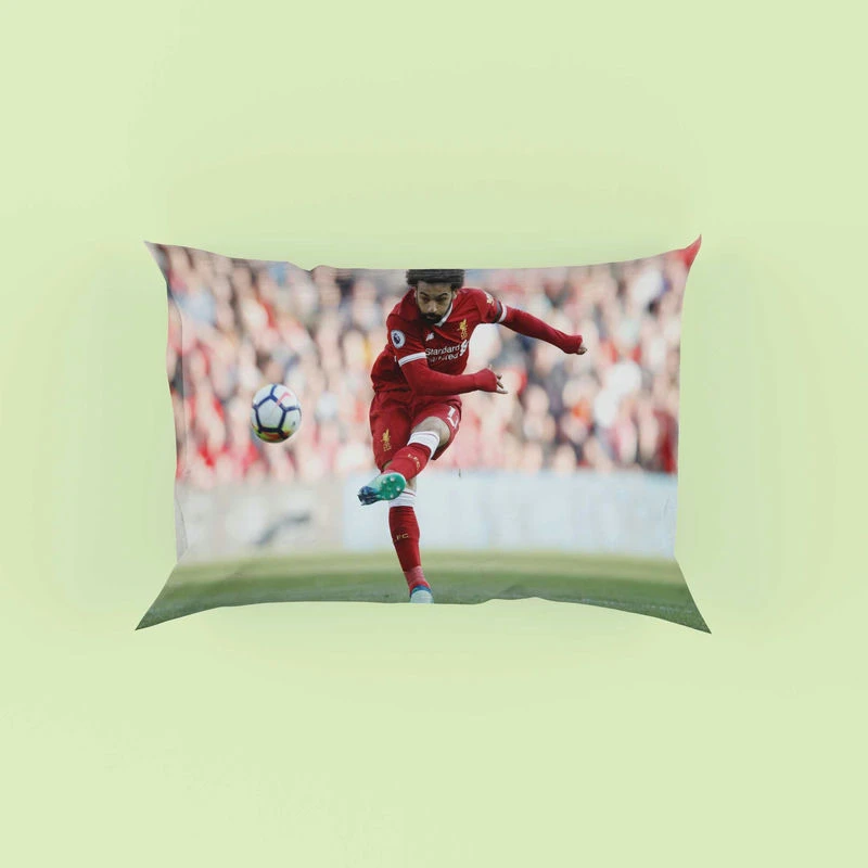 UEFA Super Cup Soccer Player Mohamed Salah Pillow Case