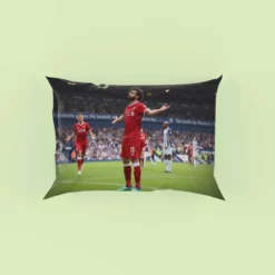 Mohamed Salah Celebrated Football Player Pillow Case