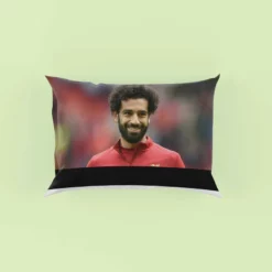 Mohamed Salah Committed Sports Player Pillow Case