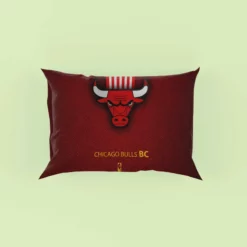 Chicago Bulls Basketball Club Logo Pillow Case
