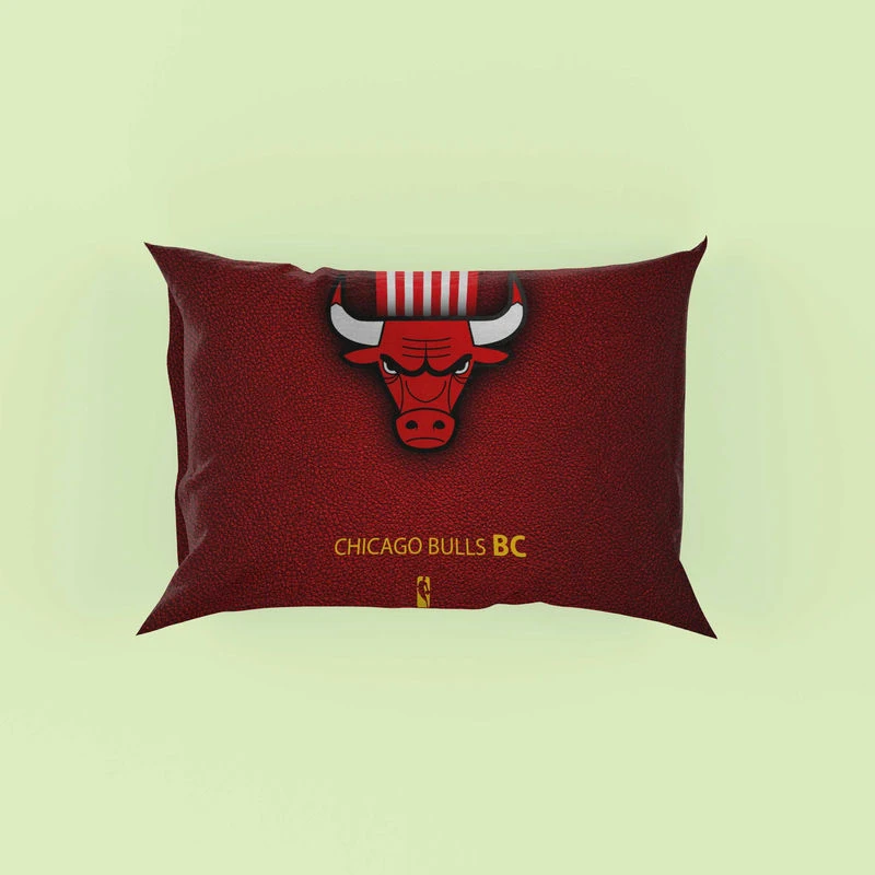 Chicago Bulls Basketball Club Logo Pillow Case