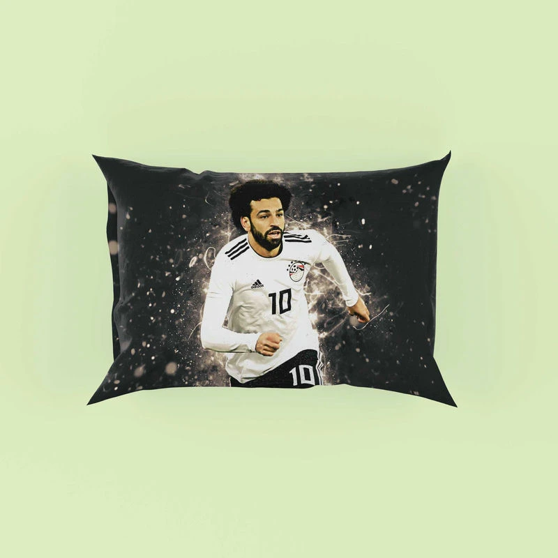 African Cup Sports Player Mohamed Salah Pillow Case