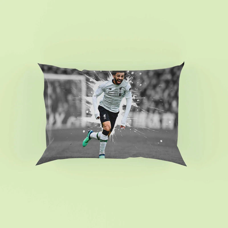 Elite Liverpool Soccer Player Mohamed Salah Pillow Case