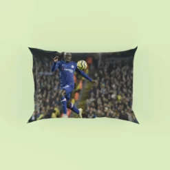 N Golo Kante Energetic Chelsea Football Player Pillow Case