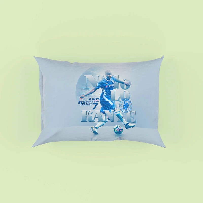 N Golo Kante  Chelsea Strong Football Player Pillow Case