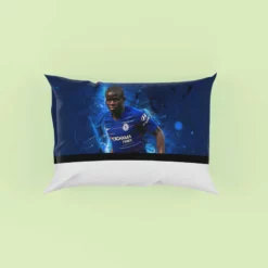 Powerful Chelsea Soccer Player N Golo Kante Pillow Case