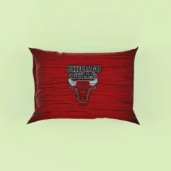 Chicago Bulls Powerful Basketball Club Logo Pillow Case