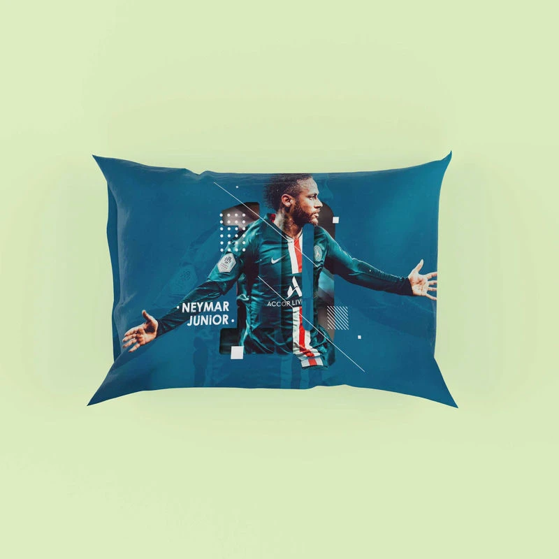 Neymar Jr PSG Soccer Player Pillow Case