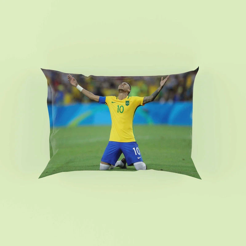 Celebrated Football Player Neymar Pillow Case