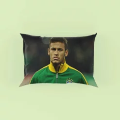 Neymar Competitive Football Player Pillow Case