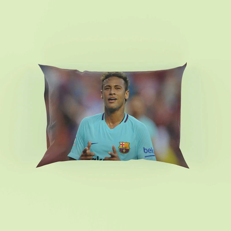 Professional Footballer Player Neymar Pillow Case