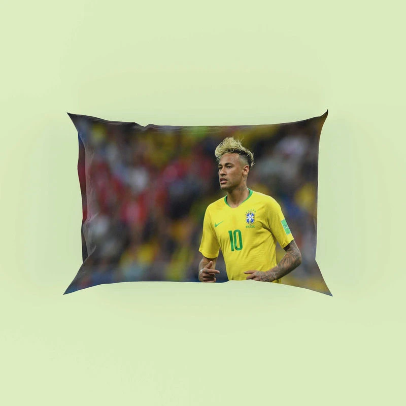 Gifted Brazil Football Player Neymar Pillow Case