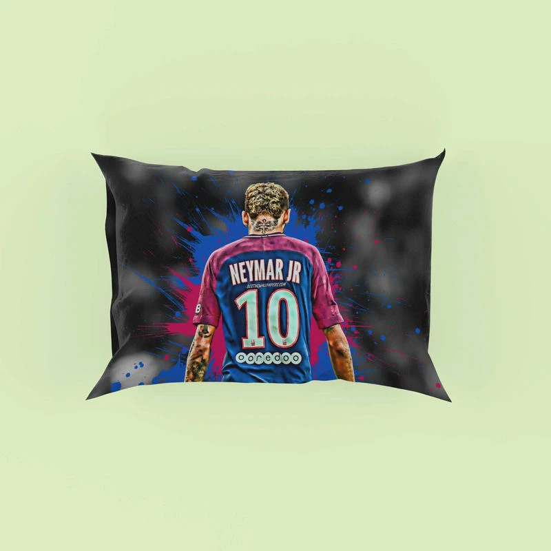 Neymar UEFA Cup Winners Cup Soccer Player Pillow Case