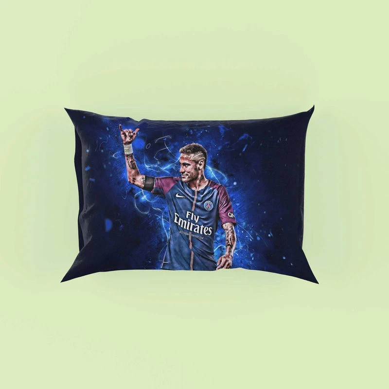 UEFA Champions League Footballer Neymar Jr Pillow Case