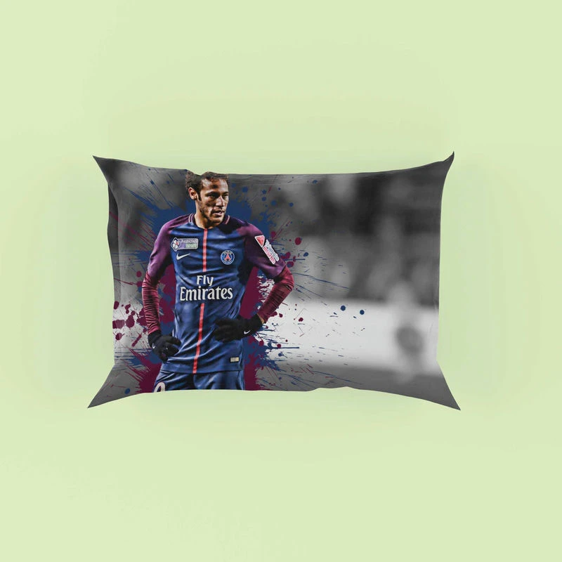 Hearty PSG Footballer Player Neymar Pillow Case