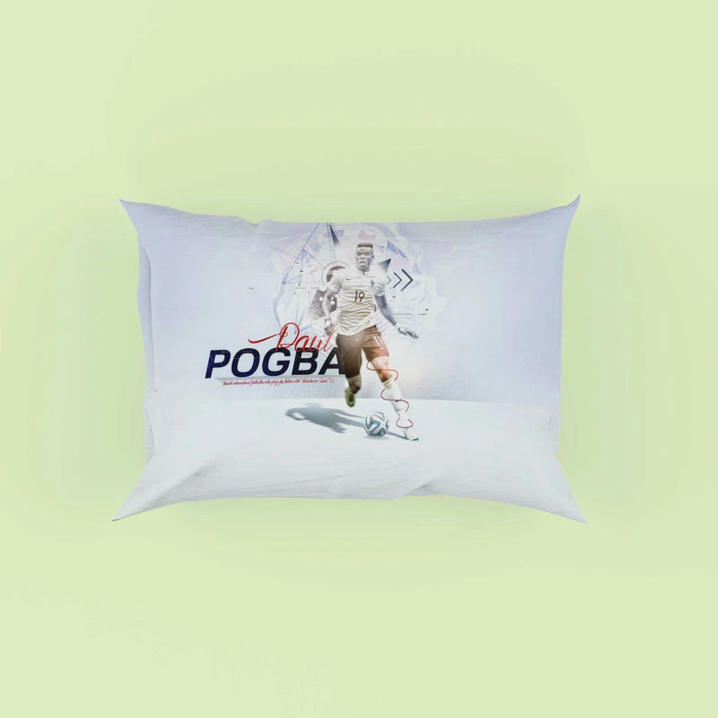 France Football Player Paul Pogba Pillow Case