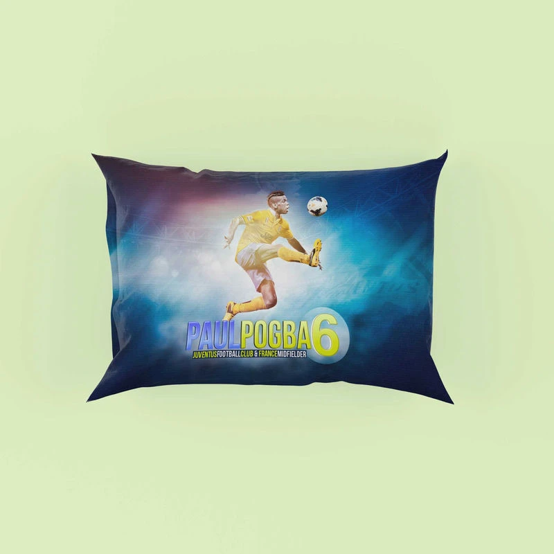 Paul Pogba Juventus Soccer Player Pillow Case