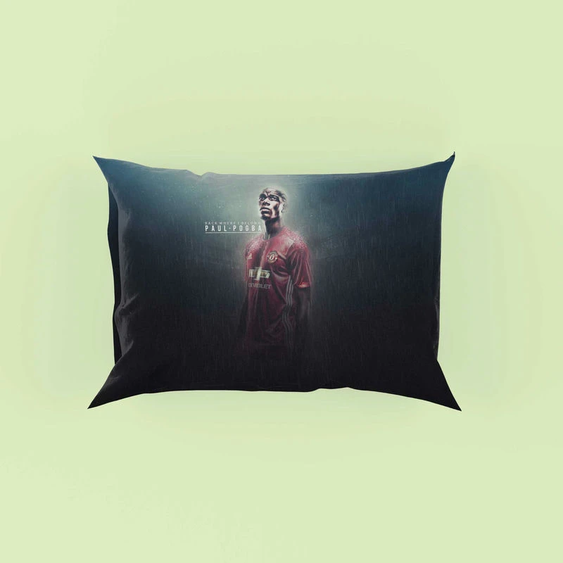 FA Cup Football Player Paul Pogba Pillow Case