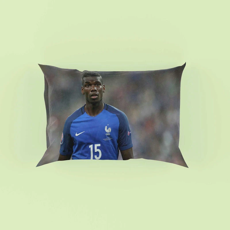 Sportive France Football Player Paul Pogba Pillow Case