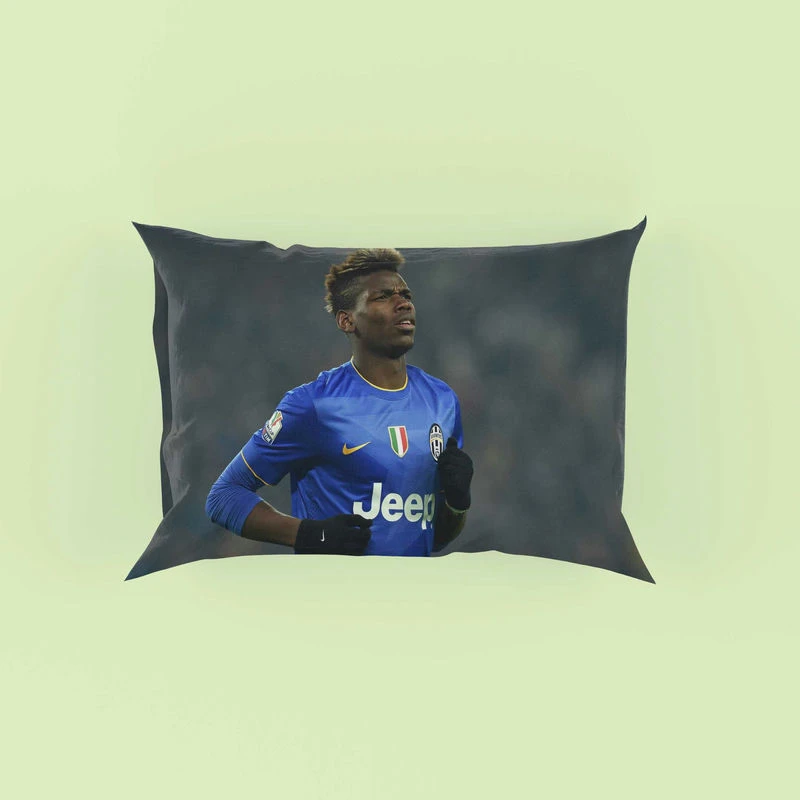 Competitive Juve Football Player Paul Pogba Pillow Case