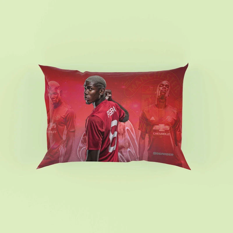 Fast United Football Player Paul Pogba Pillow Case