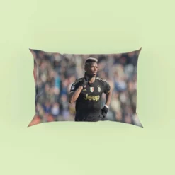 Paul Pogba confident Juve Soccer Player Pillow Case