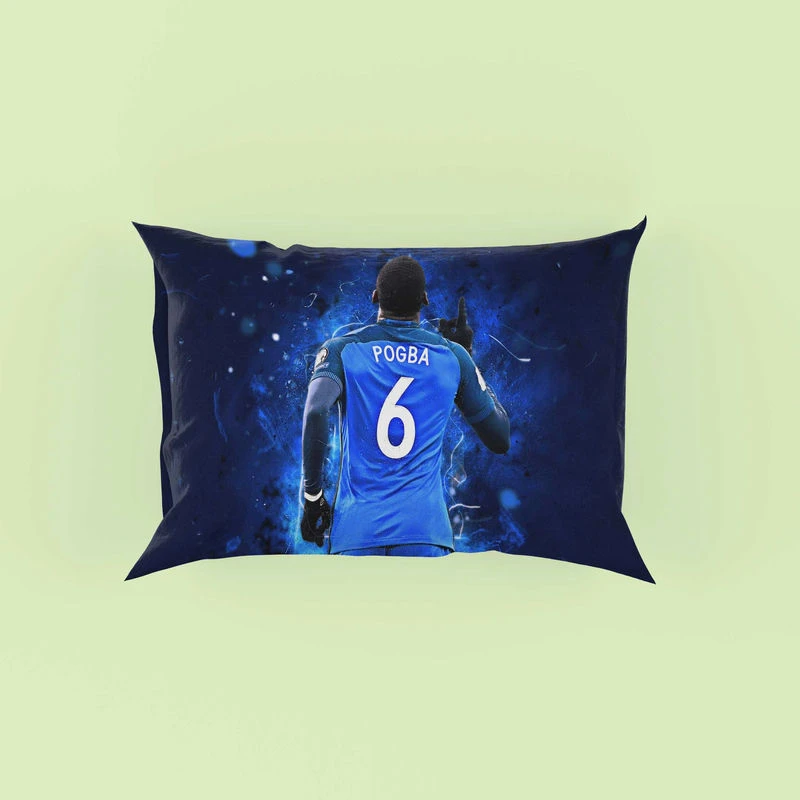 Determined Footballer Player Paul Pogba Pillow Case