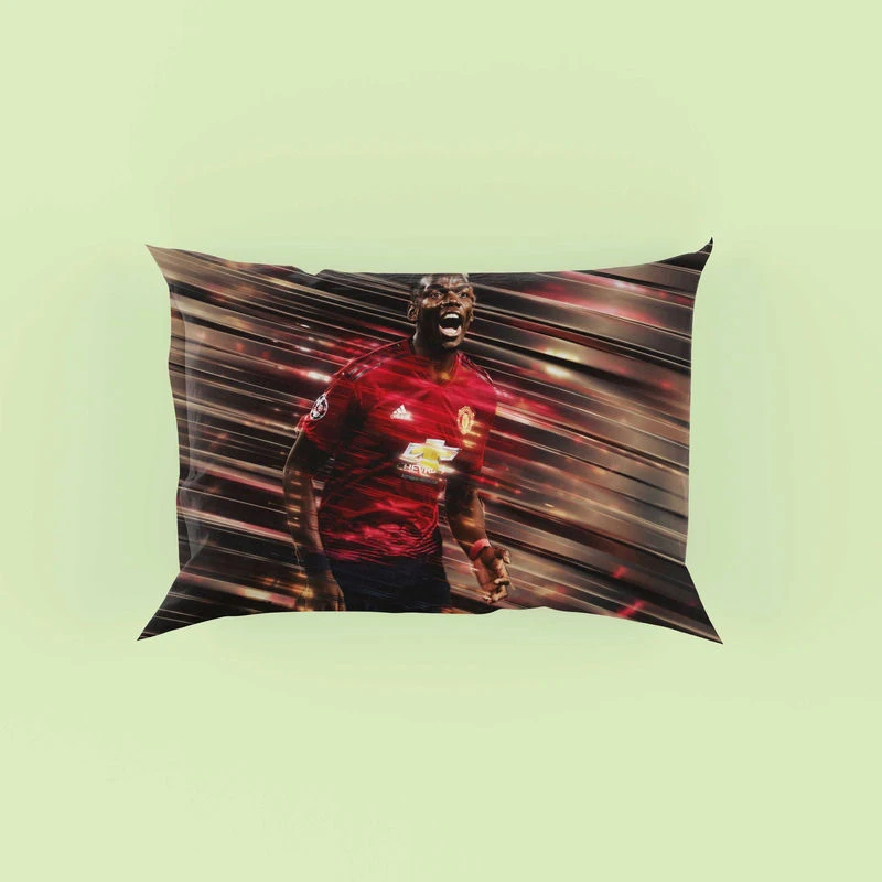 enthusiastic United sports Player Paul Pogba Pillow Case