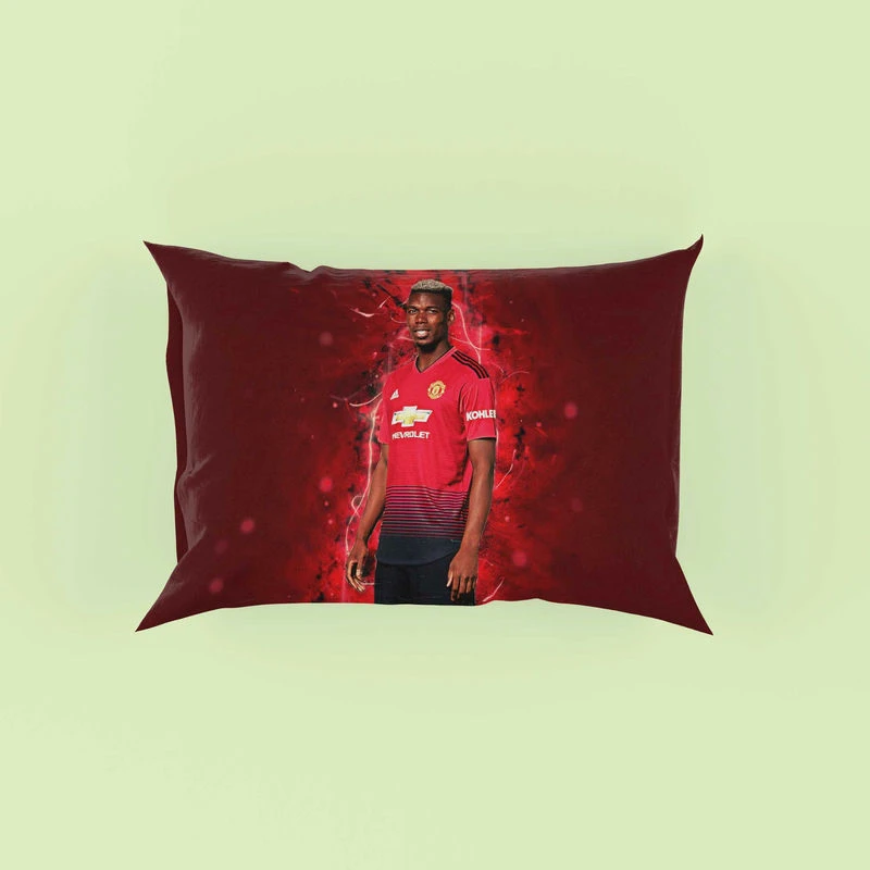 Paul Pogba euphoric United Footballer Player Pillow Case