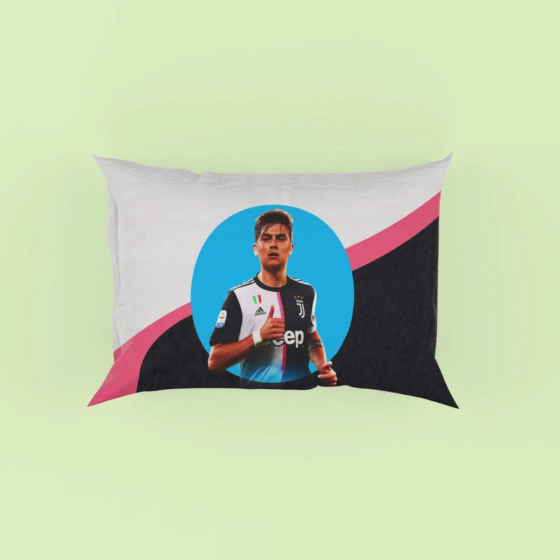 Spirited Juve Soccer Player Paulo Dybala Pillow Case