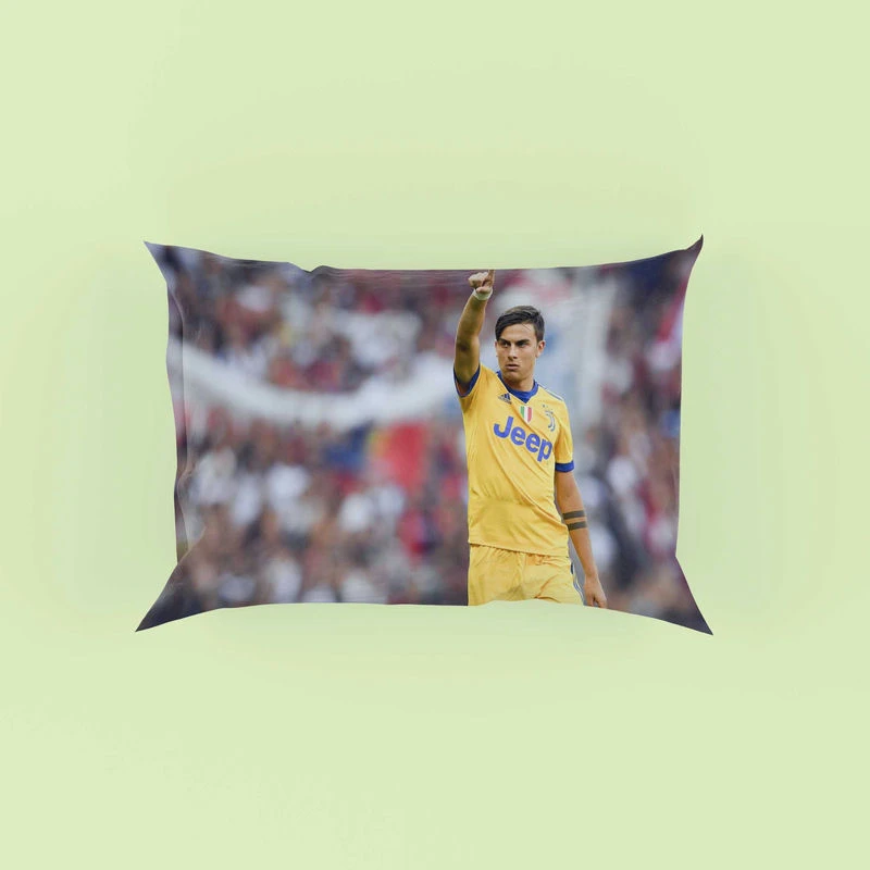 competitive Football Player Paulo Bruno Dybala Pillow Case