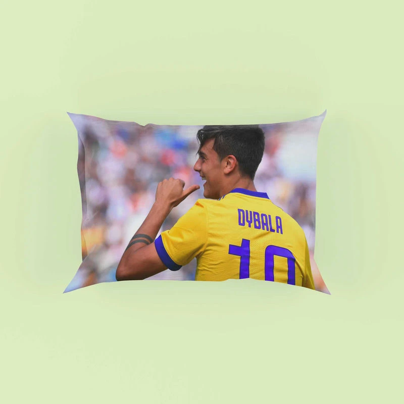 Paulo Dybala confident Soccer Player Pillow Case