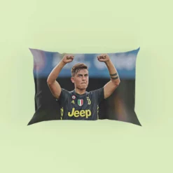 dependable Juve sports Player Paulo Bruno Dybala Pillow Case