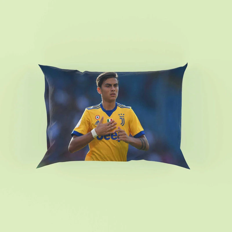 enduring Juve Football Player Paulo Dybala Pillow Case