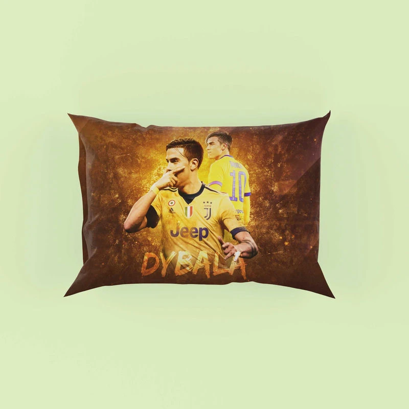 Paulo Dybala hardworking sports Player Pillow Case