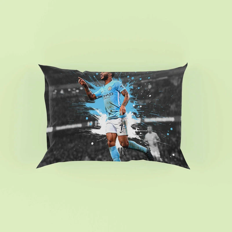 Outstanding Football Man City Raheem Sterling Pillow Case