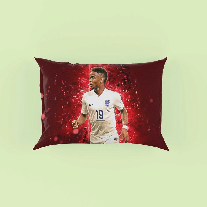 Powerful Football Raheem Sterling Pillow Case