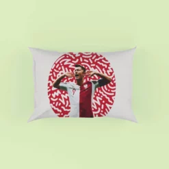 Lewandowski Capable Poland Soccer Player Pillow Case