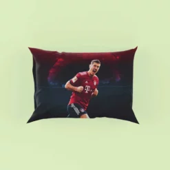 Robert Lewandowski Celebrated Football Player Pillow Case